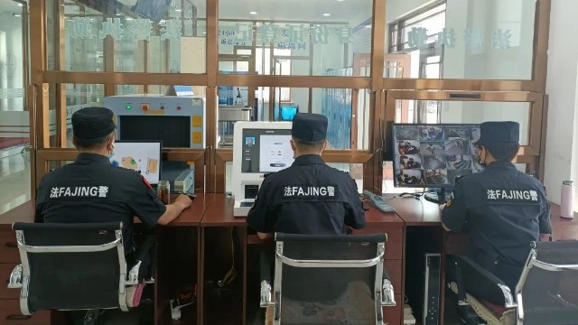 安檢室改造升級安檢設備，左中法院加強司法安全防線