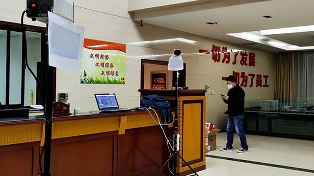 提升通行效率,文家坡礦紅外熱成像測溫儀加強高密度人群精準(zhǔn)測溫